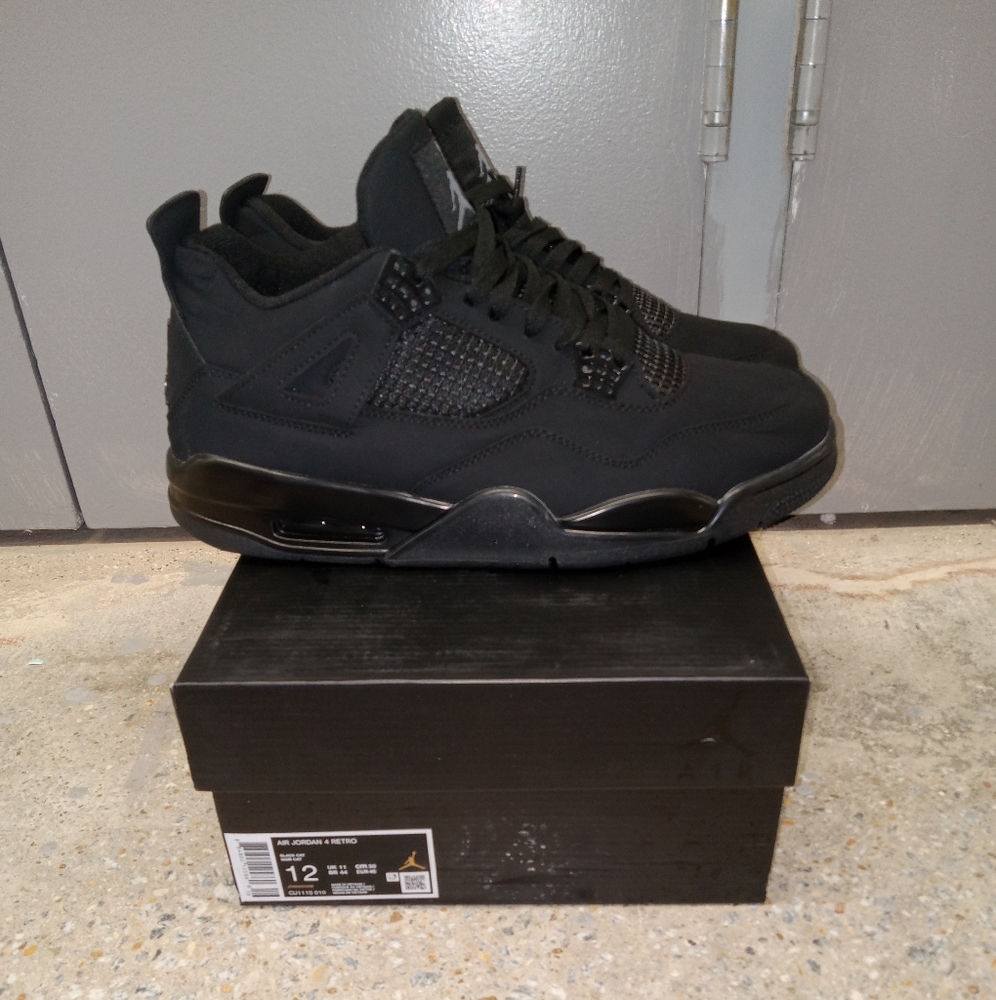 Air Jordan 4 Retro, 'Black Cat'